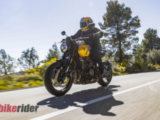 2026 Triumph Trident 660 review action road