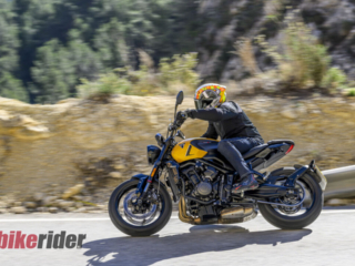 2026 Triumph Trident 660 review action road