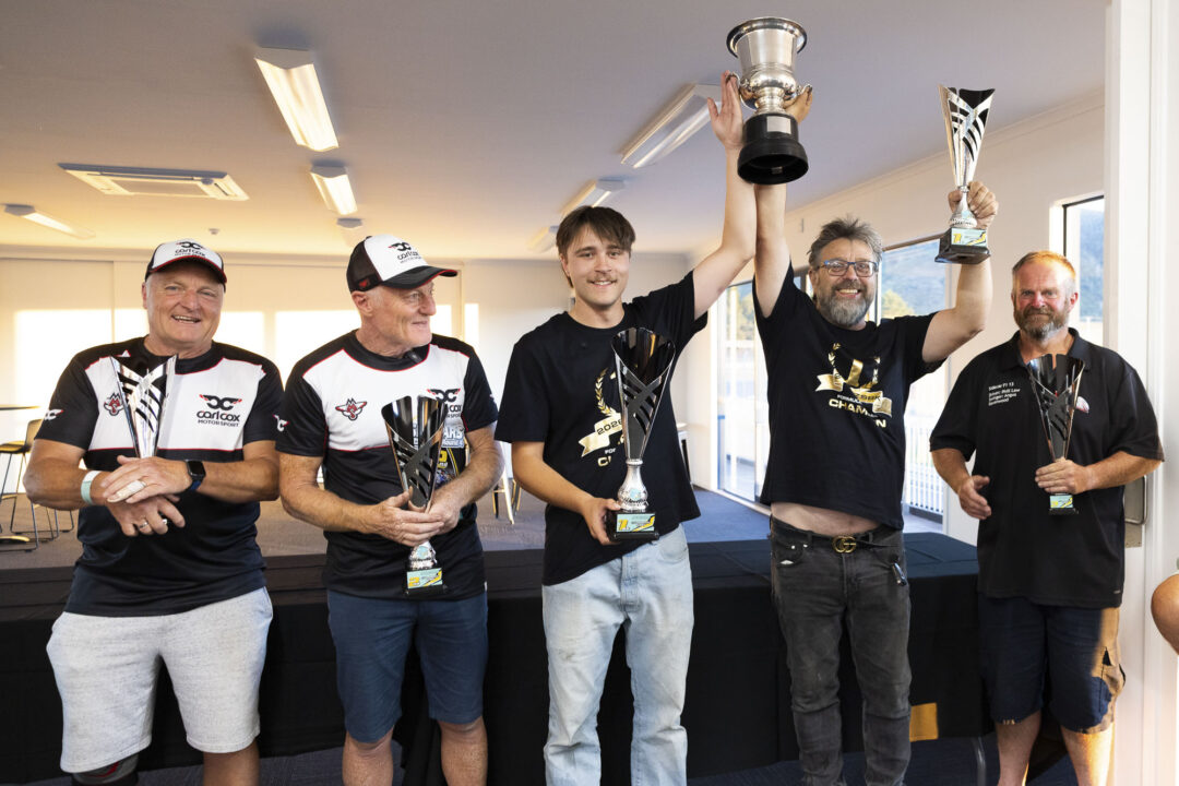 Stephen and Isaac Taylor win the Sidecars Championship at Motomania Round 4 of the 2026 New Zealand Super Bike Championships held at Taupo Motorsport Park, Taupo, Waikato, New Zealand, March 14-15, 2026. Photo: MNZ/Derek Morrison