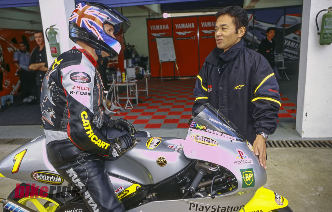 20260316-Ichiroh Yoda + AC on 2000 World champion Yamaha YZR250