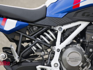 BMW F450GS review rear shock