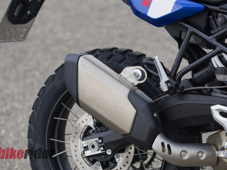 BMW F450GS review exhaust