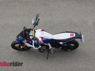 BMW F450GS review overhead