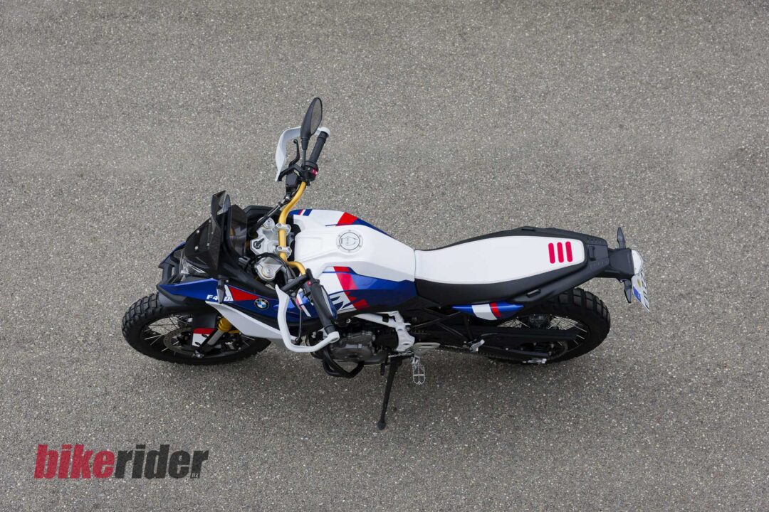 BMW F450GS review overhead