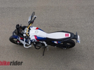 BMW F450GS review overhead