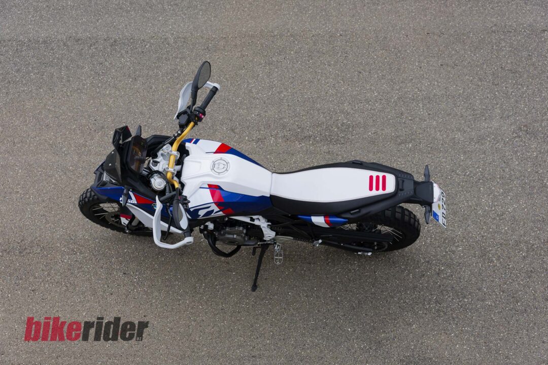 BMW F450GS review overhead