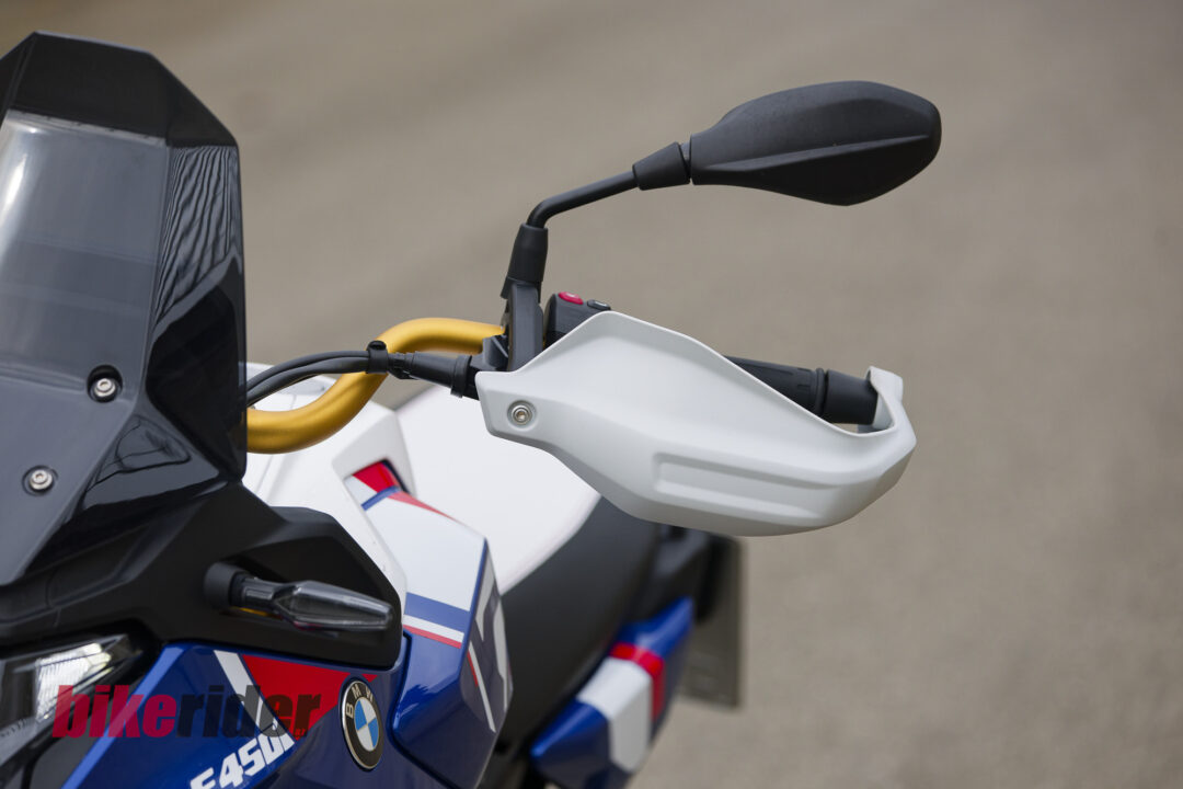 BMW F450GS review handguard