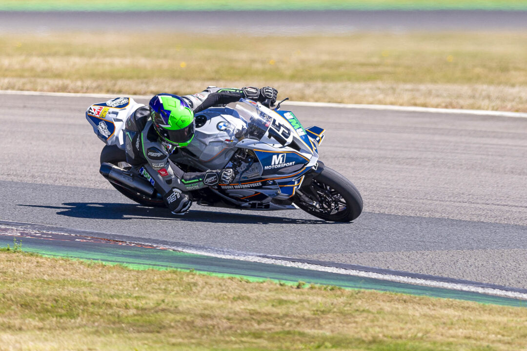 Rogan Chandler on his way to winning the 2026 Superbike Championship at Motomania Round 4 of the 2026 New Zealand Super Bike Championships held at Taupo Motorsport Park, Taupo, Waikato, New Zealand, March 14-15, 2026. Photo: MNZ/Derek Morrison