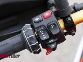 BMW F450GS review switches traction control ABS