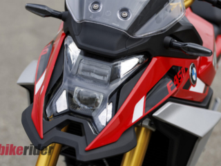 BMW F450GS review headlight