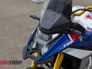 BMW F450GS review headlight