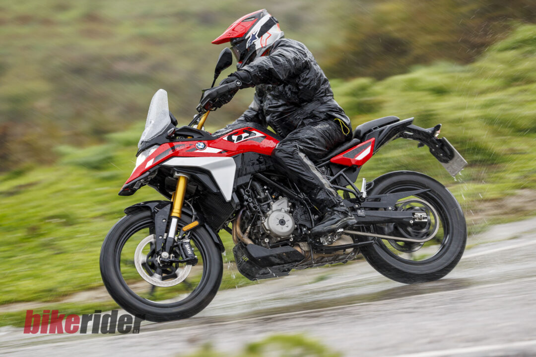 BMW F450GS review action road
