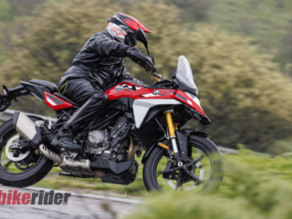BMW F450GS review action road