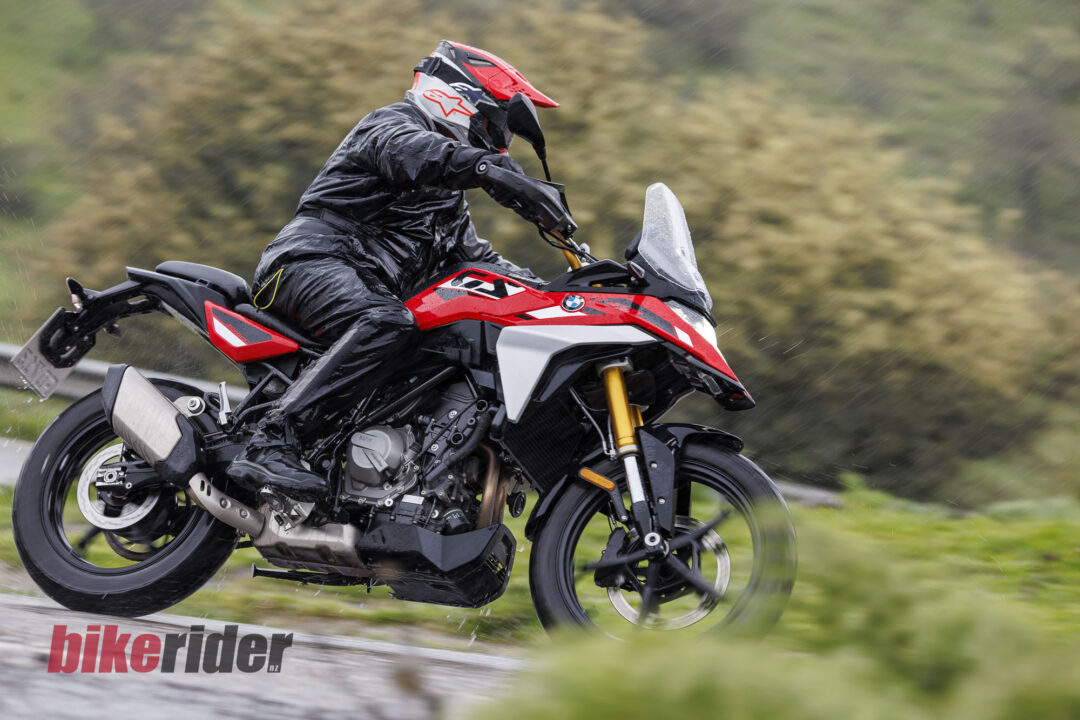 BMW F450GS review action road