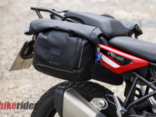 BMW F450GS review luggage accessory