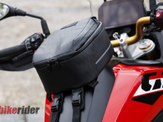 BMW F450GS review luggage accessory