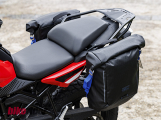 BMW F450GS review luggage accessory