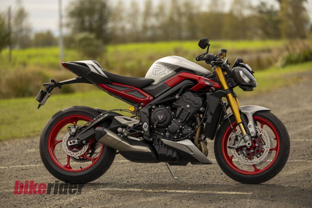 Triumph Street Triple RX review static