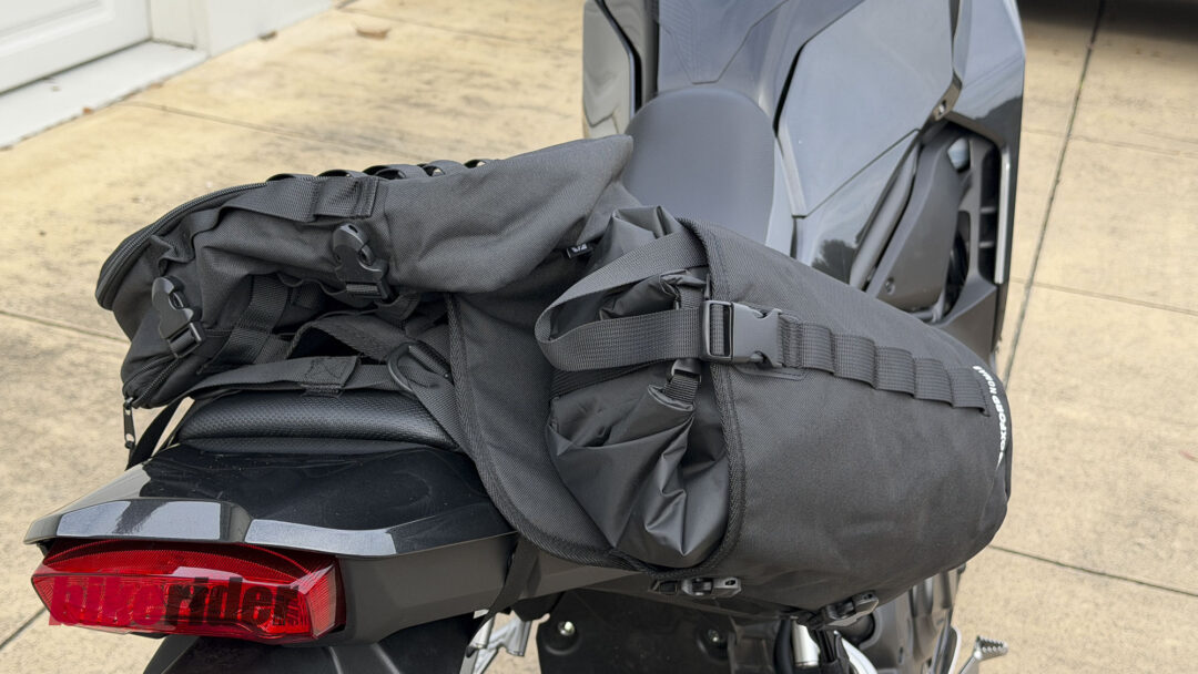 Kawasaki KLE500 Oxford Nomad luggage system review
