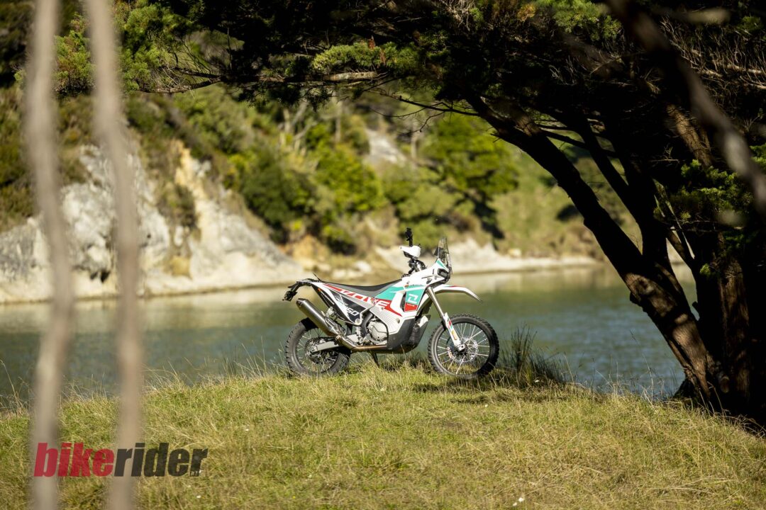 Kove 450 Rally review NZ static