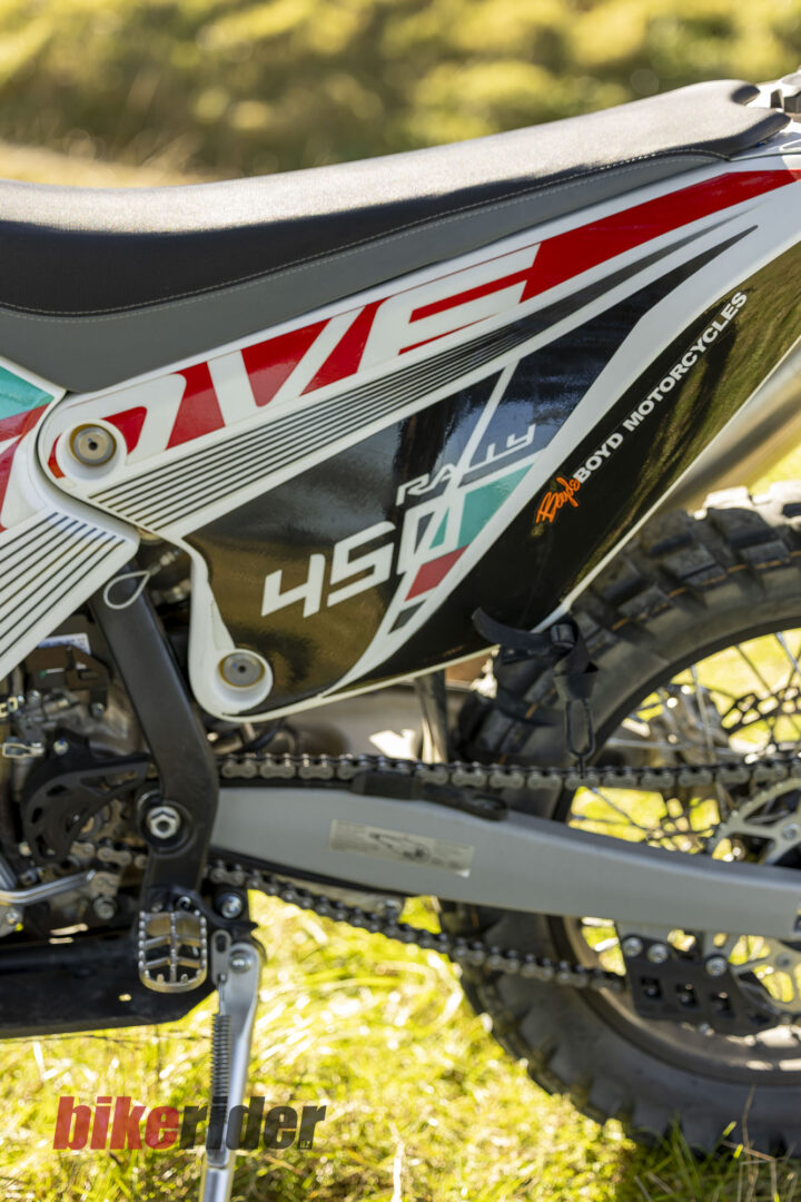 Kove 450 Rally review NZ static off road