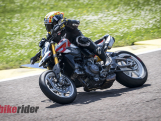 Ducati Hypermotard V2 SP review action track