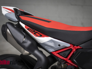 Ducati Hypermotard V2 SP review saddle
