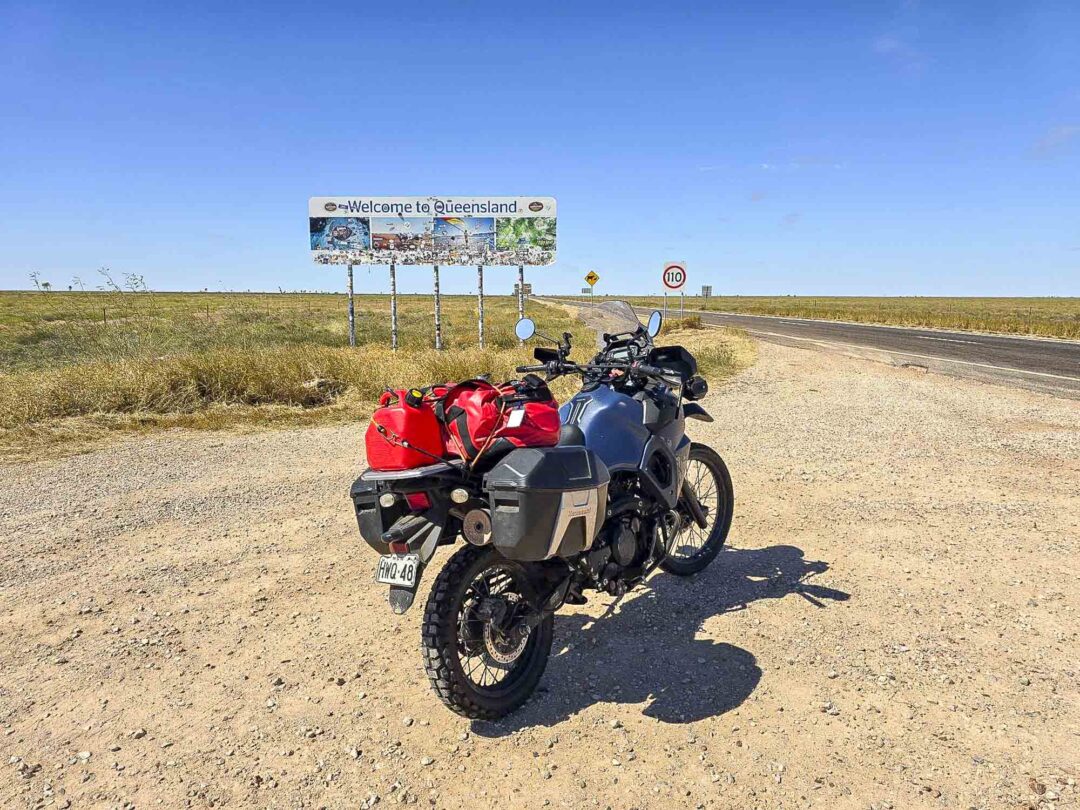 Neurological Research NZ Lap of Oz Kawasaki KLR650