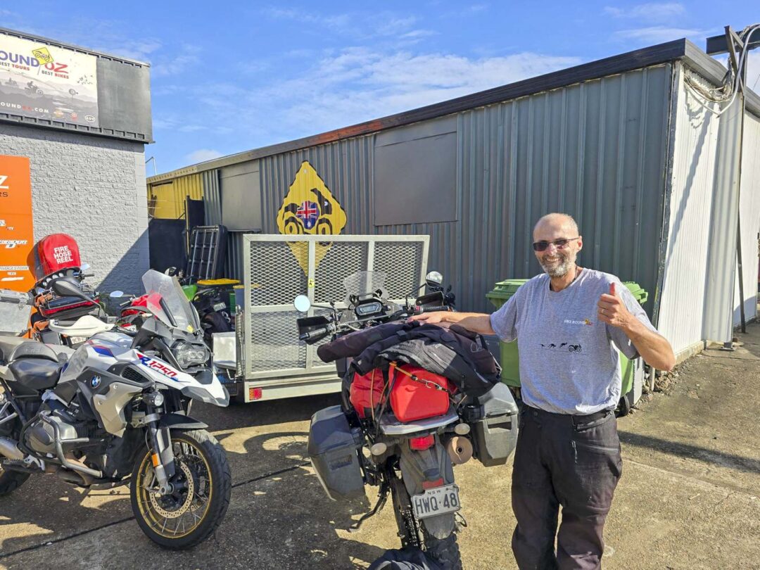 Neurological Research NZ Lap of Oz Kawasaki KLR650
