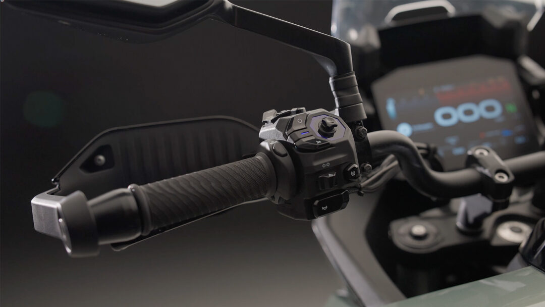 Norton Atlas adventure bike switches