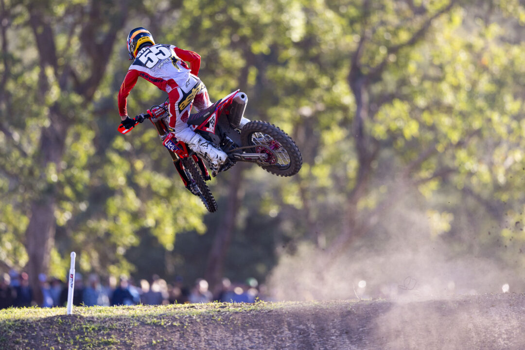 Jack Symon, of Southland, makes his debut in MX1 Pro MX at Round 7 of the 2026 Penrite ProMX Championship presented by AMX Superstores (ProMX) at the Green Park track in Conondale, Queensland, Australia. July 26, 2026. Photo: MNZ/Derek Morrison