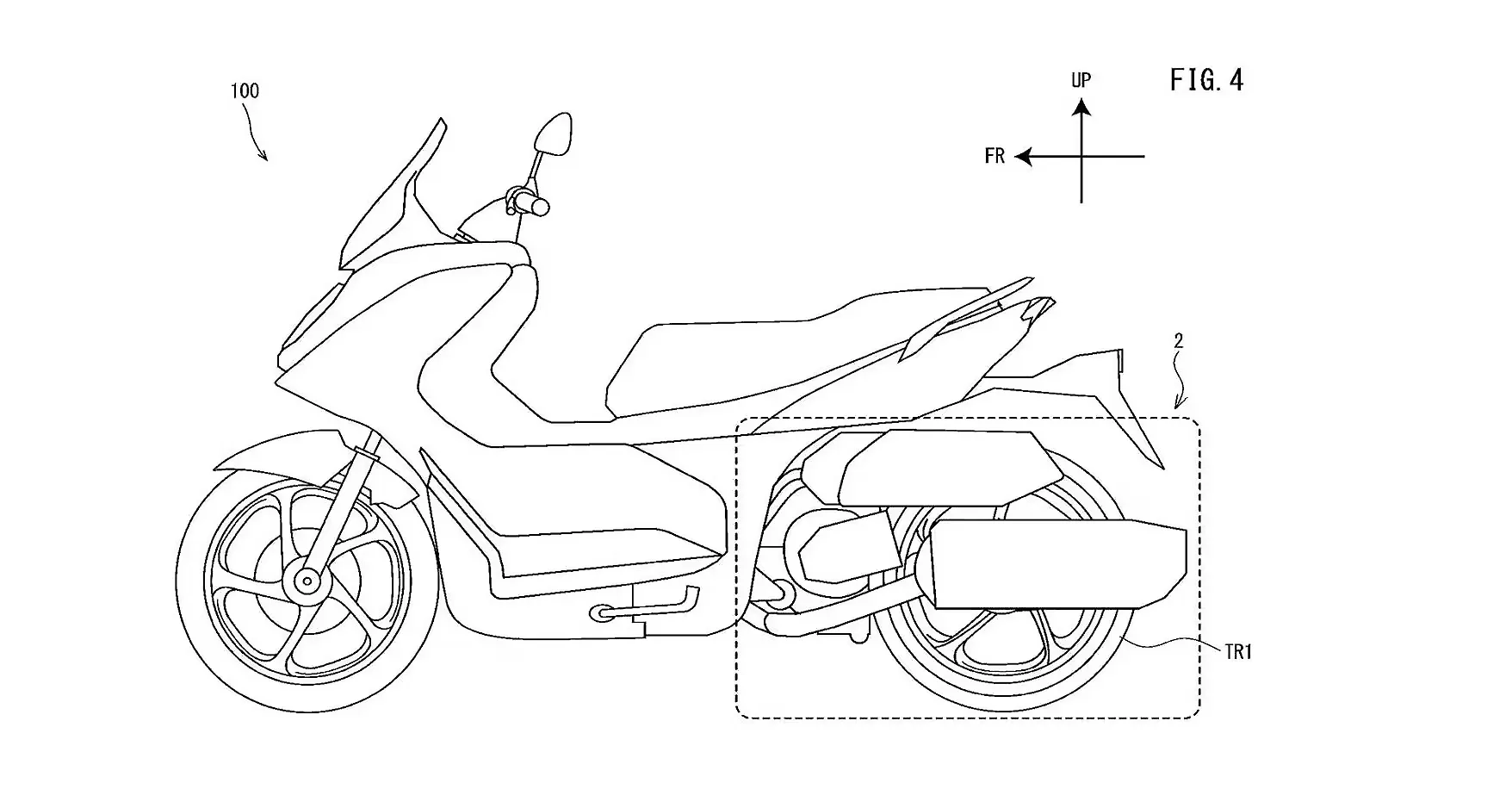 Yamaha hybrid scooter