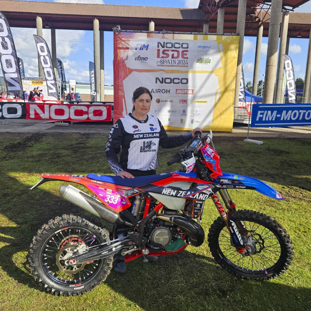 Kylie Dorr NZ ISDE Manager ISDE Spain Beta