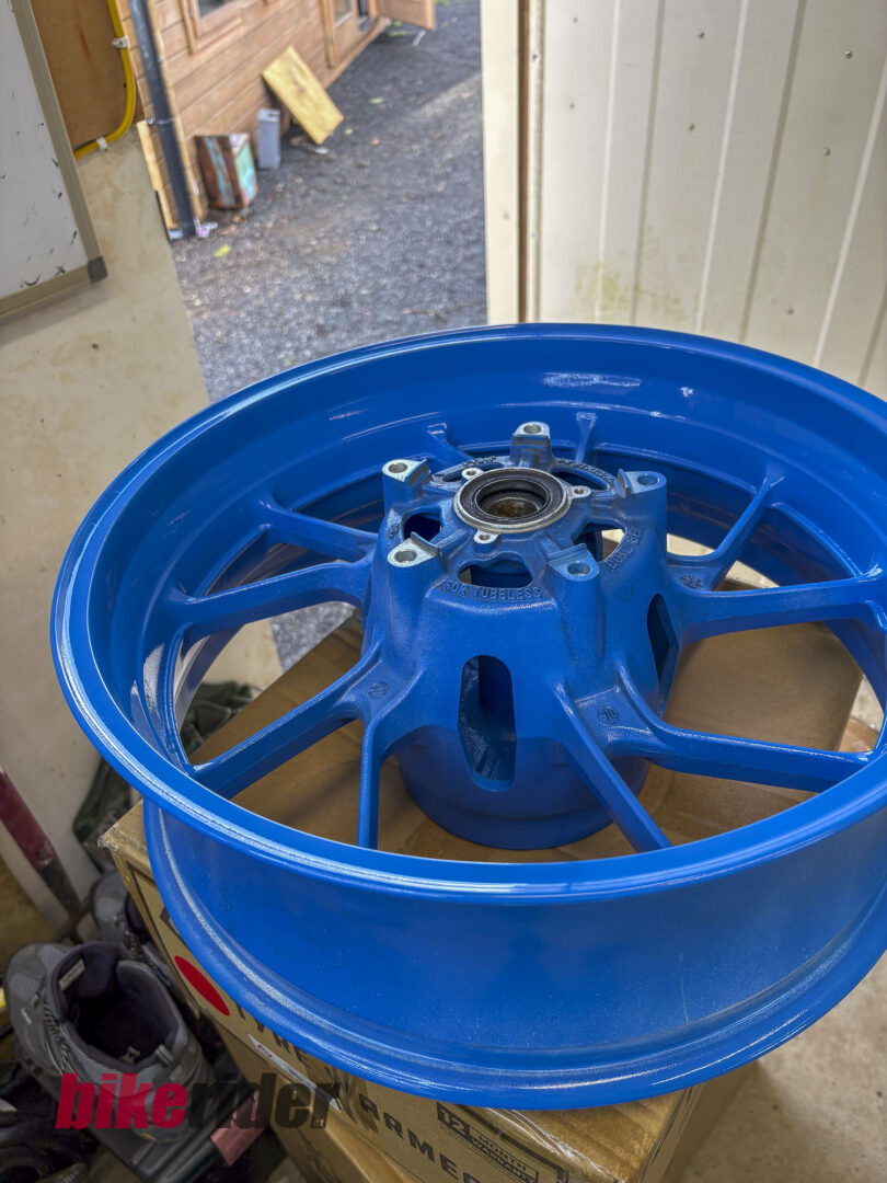 Suzuki GSX-8S racer waiting to be converted into a race bike for the Sport Bike series