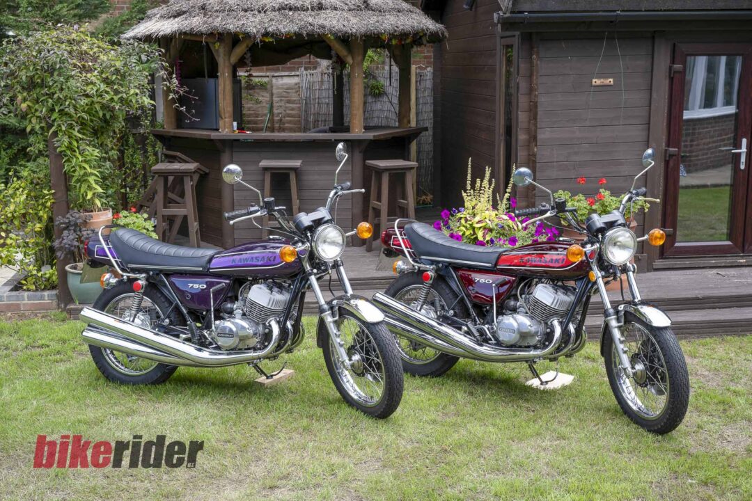 Classic Kawasaki collection 750 triples Alan Cathcart