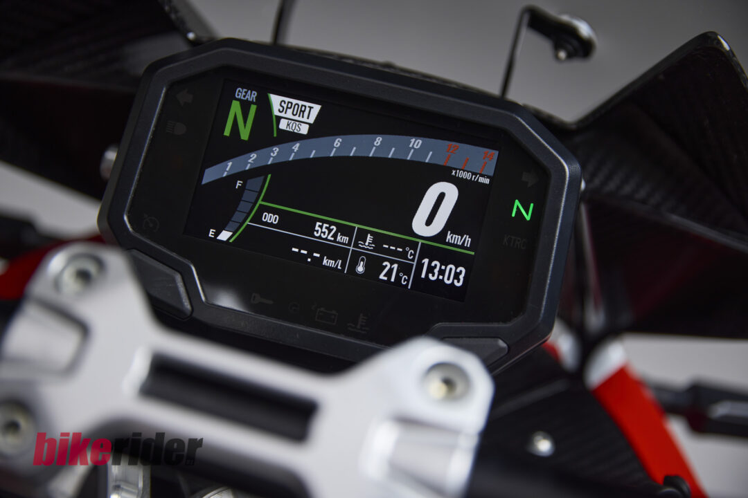 Bimota Tera H2 TFT dash