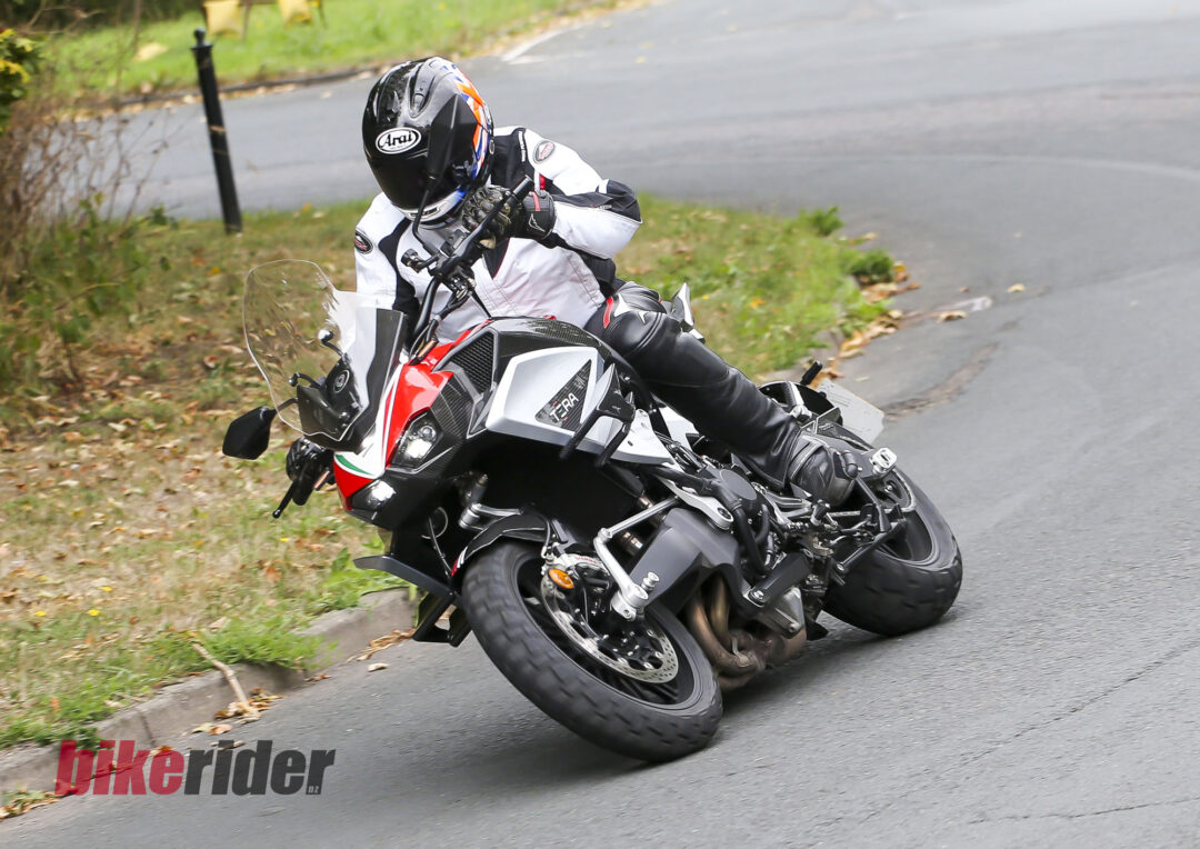 Bimota Tera H2 action on the road