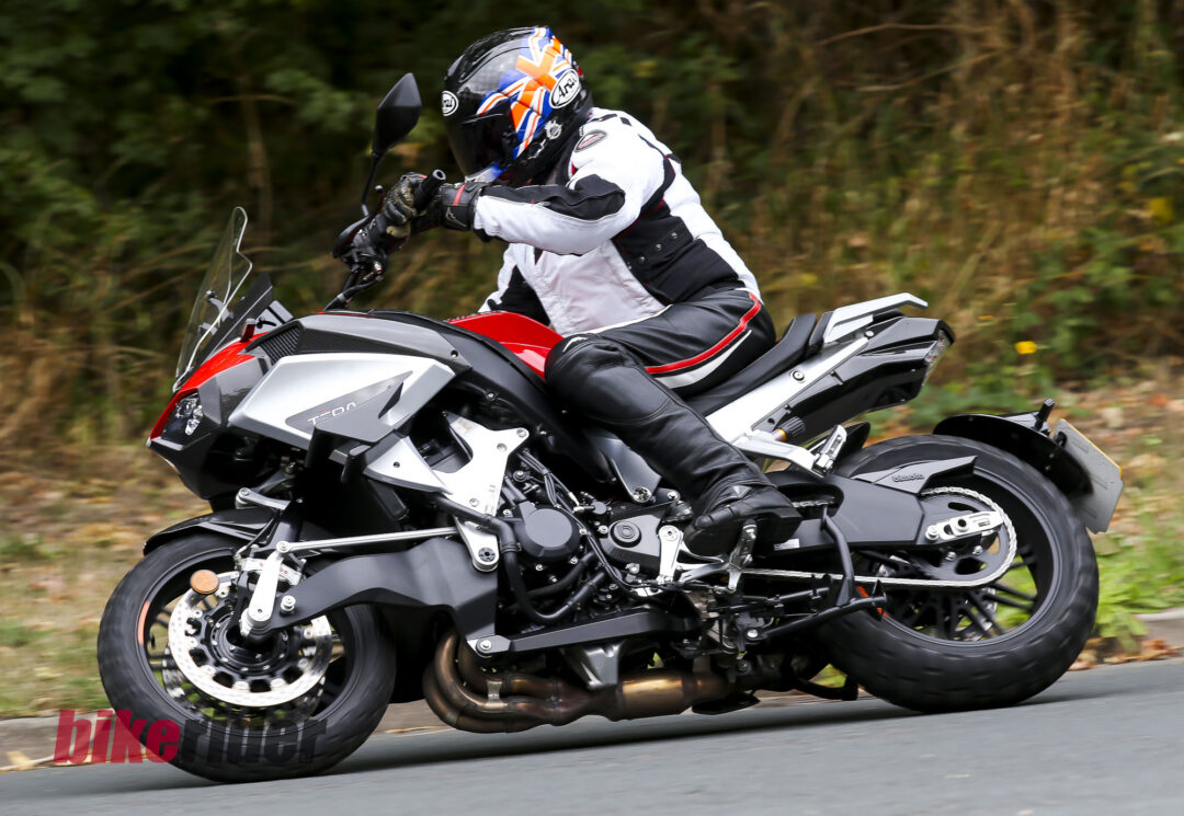 Bimota Tera H2 action on the road