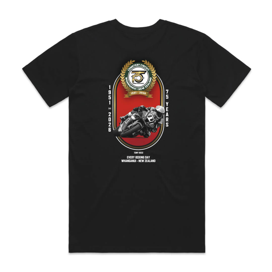 REES LEGACY – TONY REES 75TH ANNIVERSARY T-SHIRT