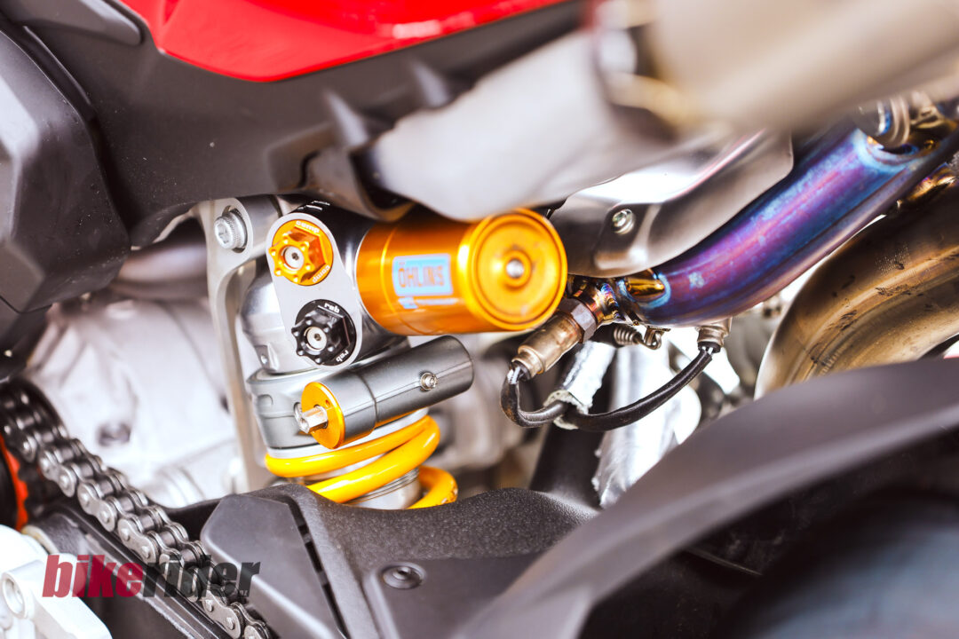 Ducati Panigale V4R Ohlins rear suspension