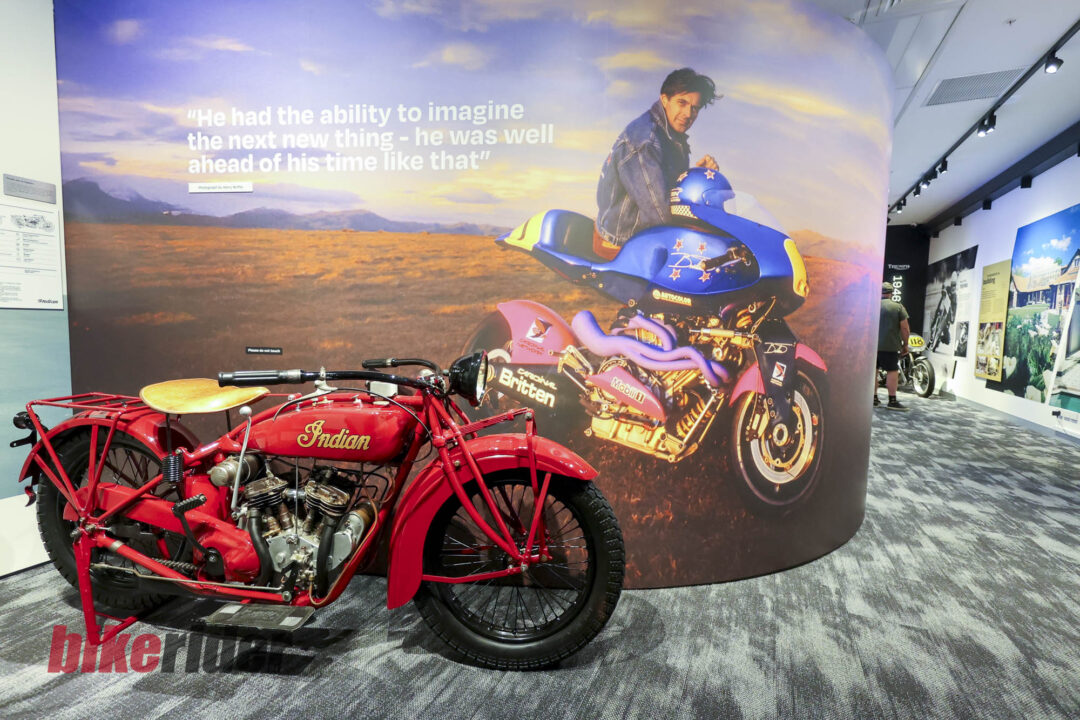 Indian Scout, similar to the one John Britten restored as a teenager
