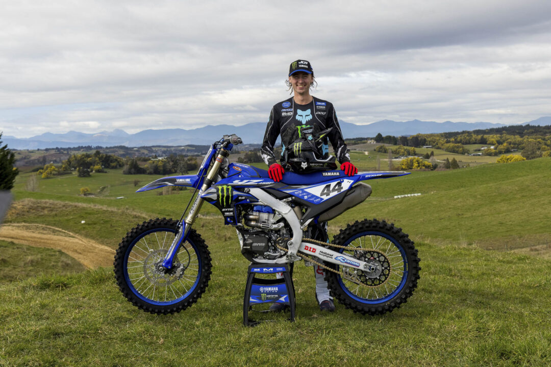 Maximus Purvis will be riding a Yamaha YZ450F for the Monster Energy JCR Yamaha team this season. Photo Credit: CD Photography.