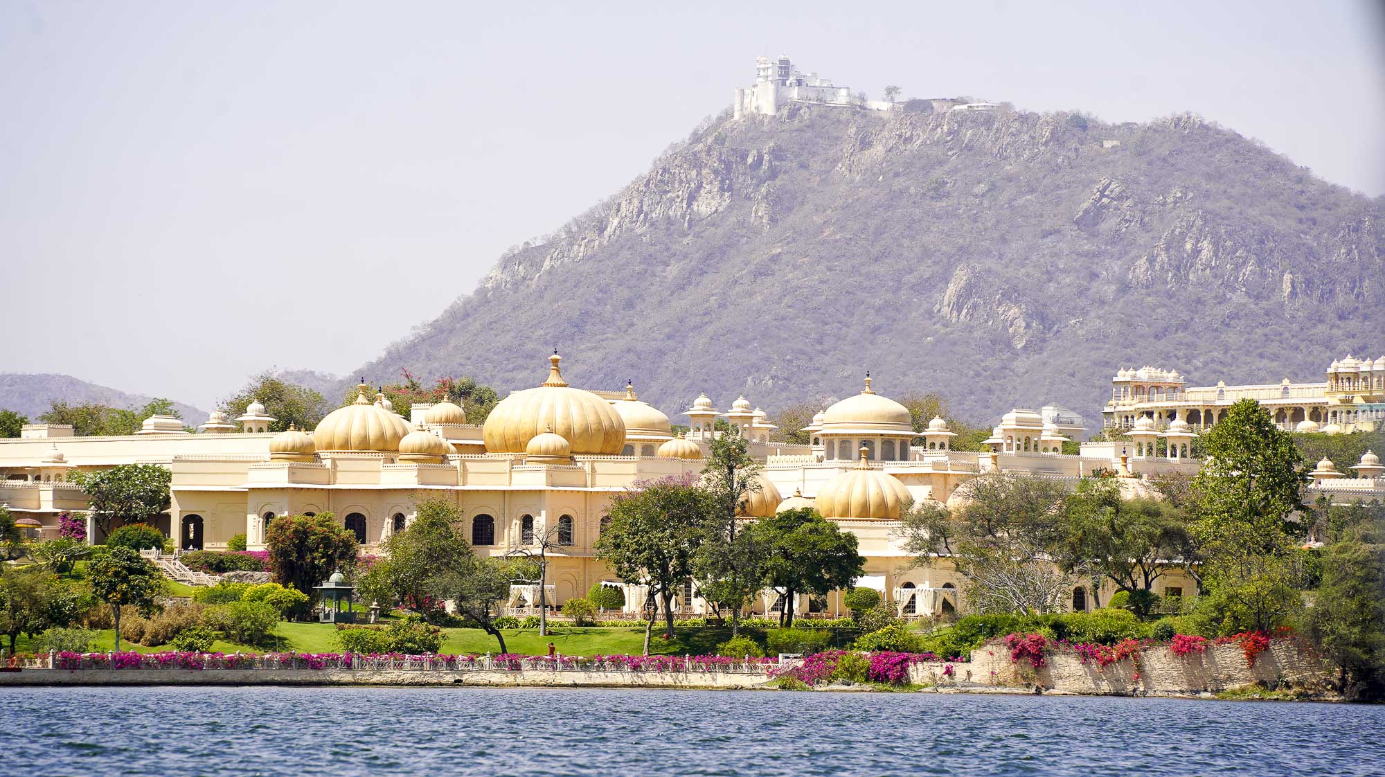 Lakeside architecture adds another dimension to the journey.