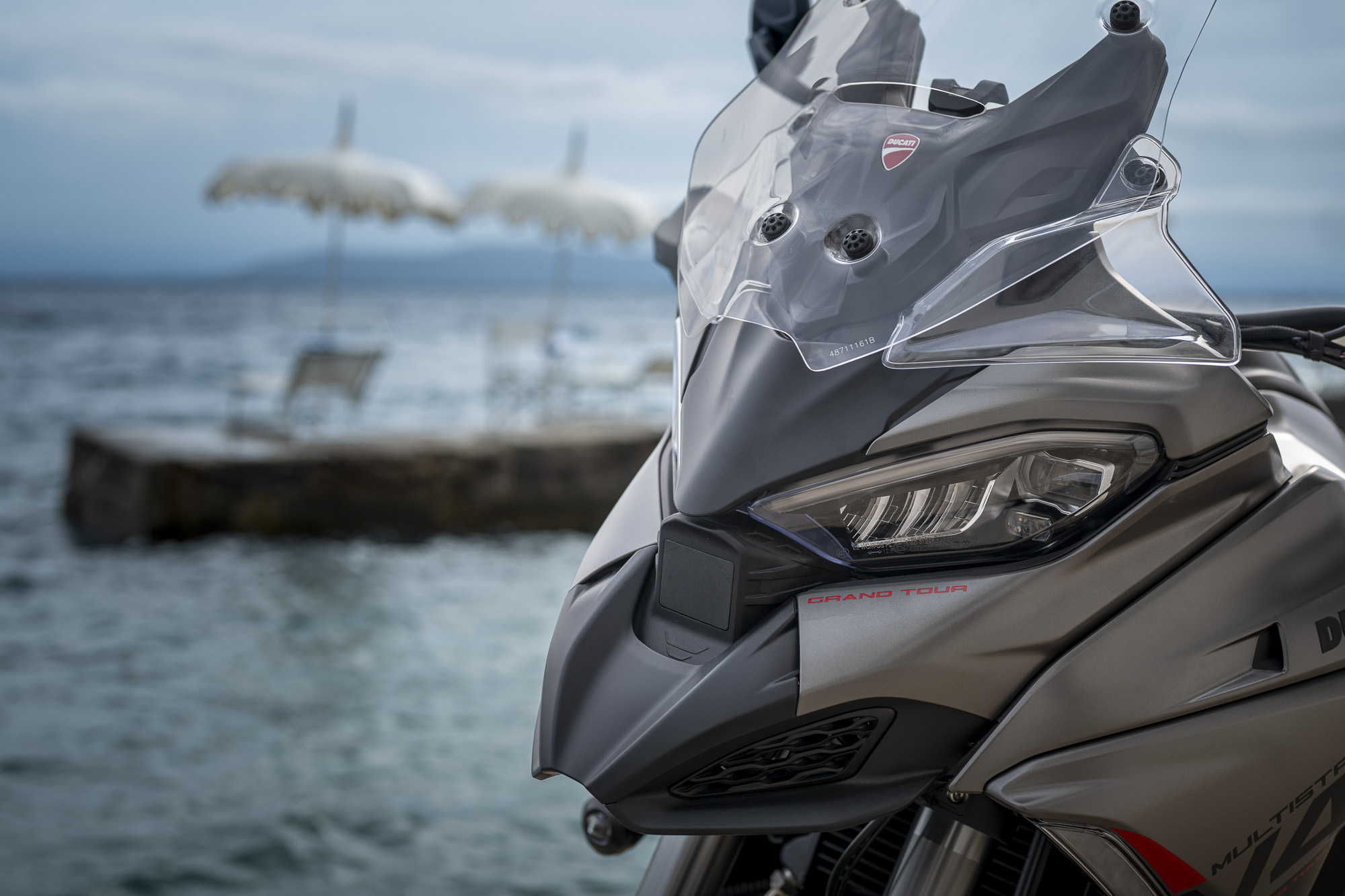 Ducati Multistrada V4 S Grand Tour front fairing and windscreen