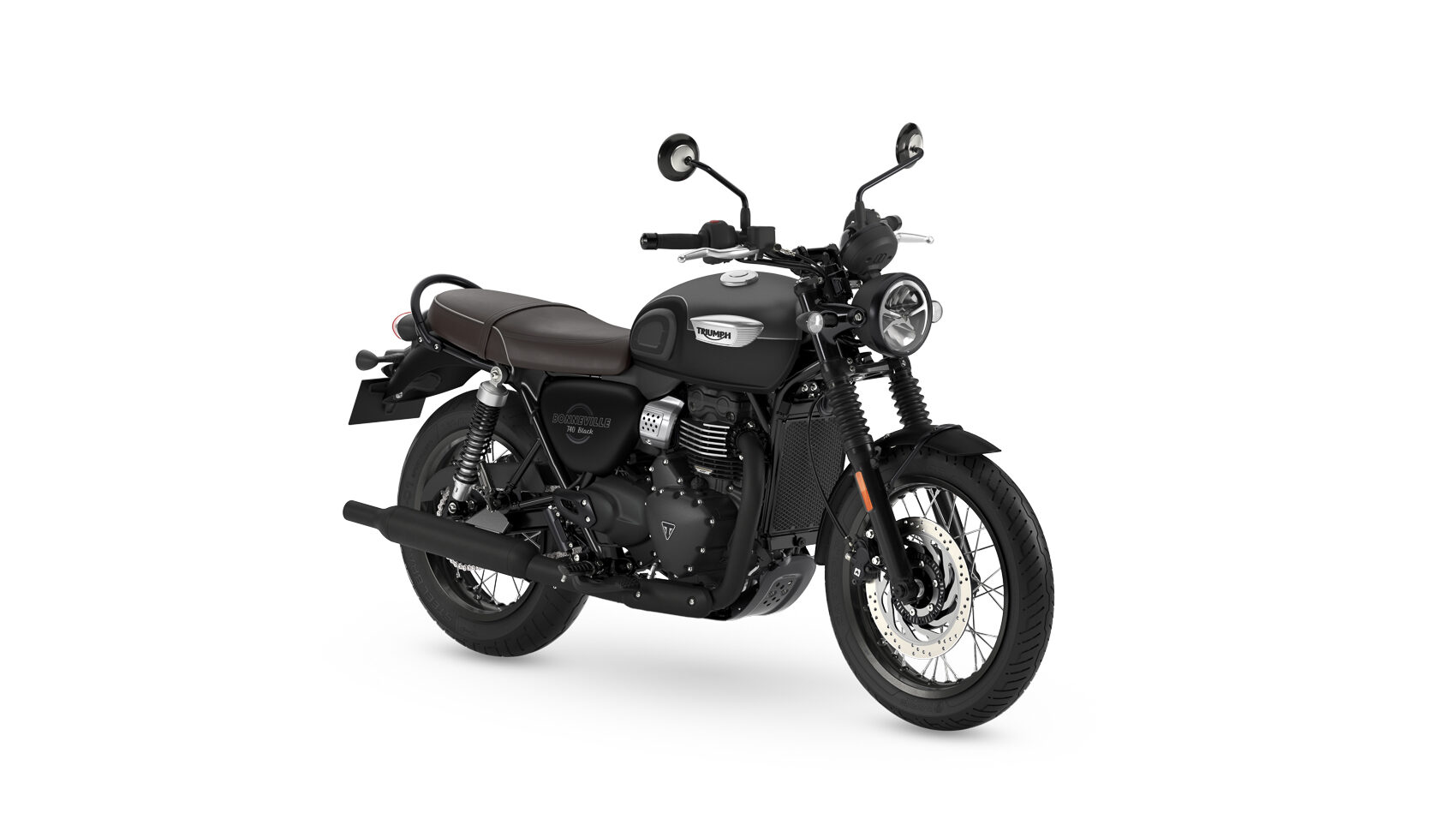Triumph Bonneville T40 Black in Matt Pewter Grey