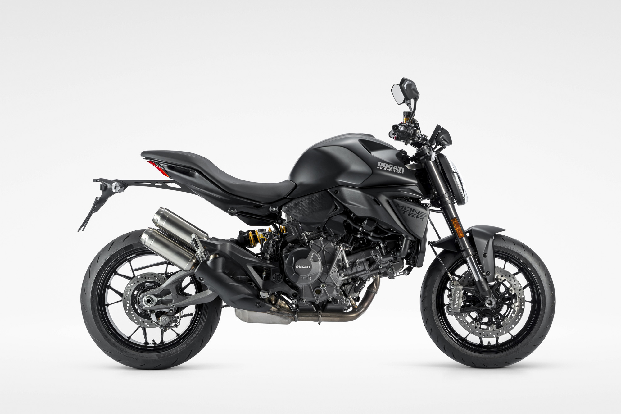 Ducati Monster Dark right side studio profile