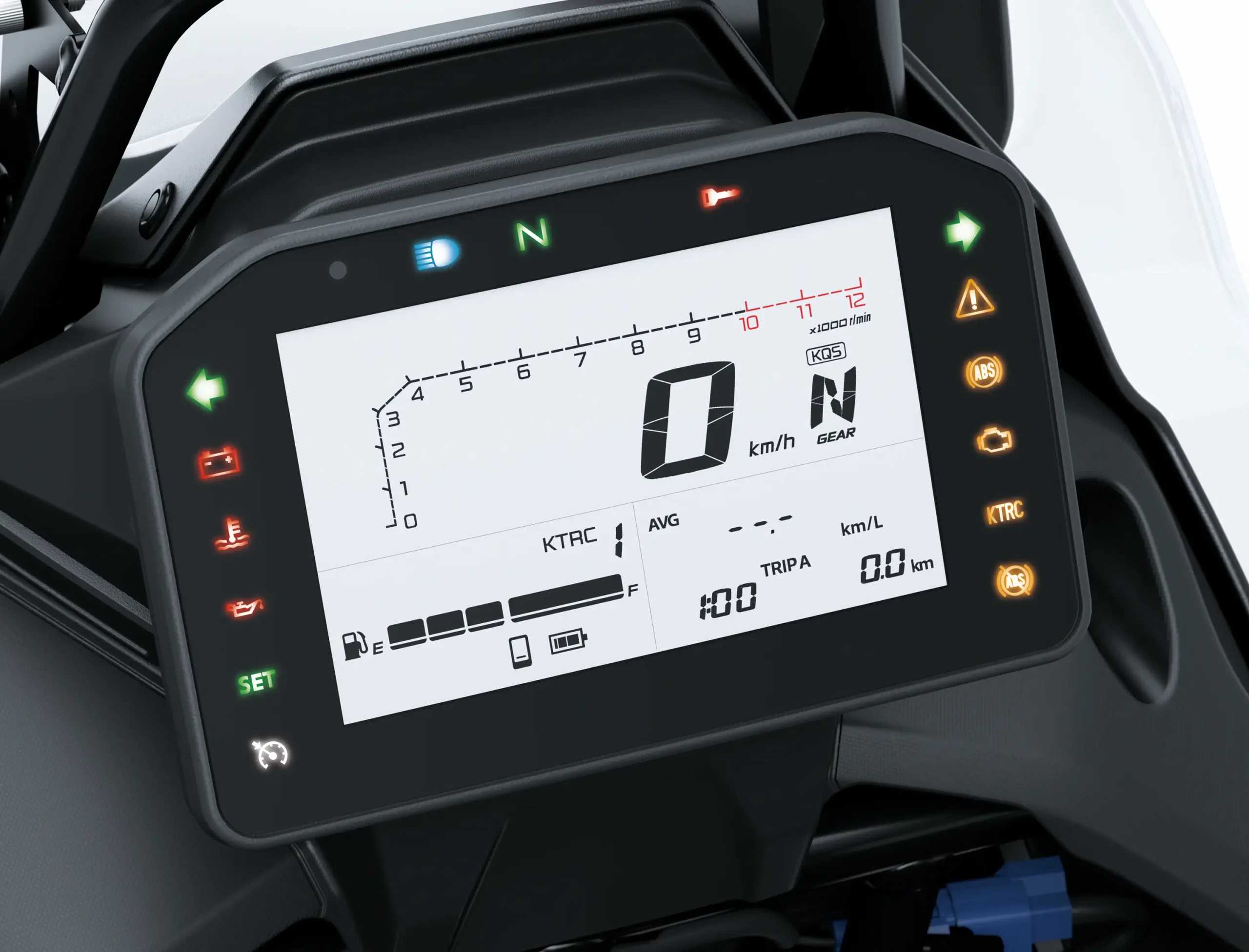 Kawasaki KLE650 LCD instrument display